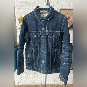 Rogue Territory RGT Indigo Slub Selvedge Nihon Menpu Denim Jacket Trucker M